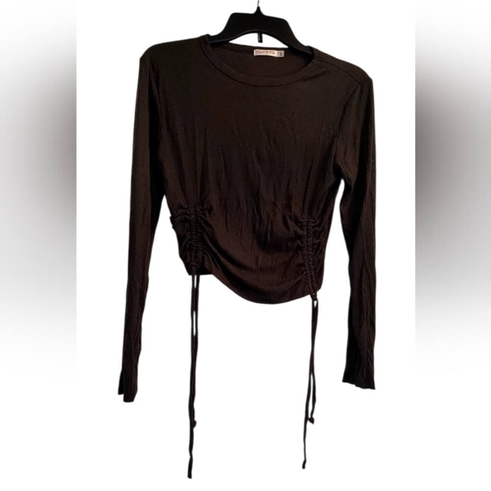 Heart And Hips Dark Green Cropped Top